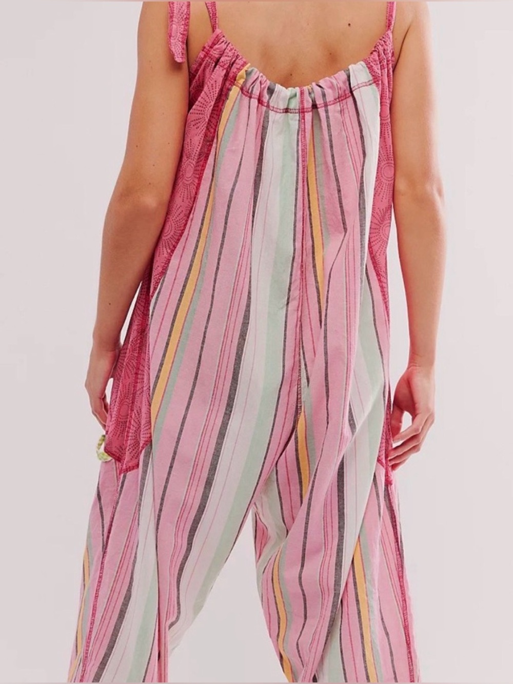 Free People Intimately Dream In Color Convertible Jumpsuit Harem Pants 12 - Picture 4 of 9